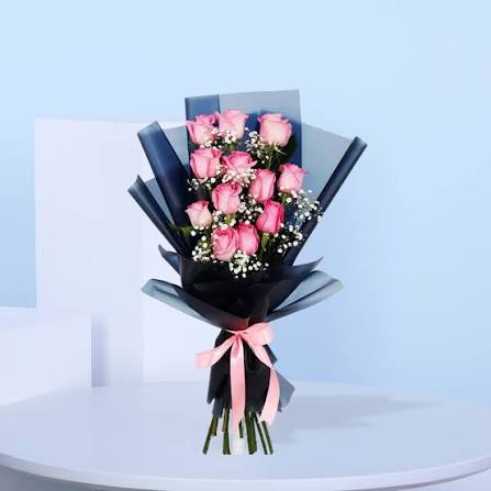 Crimson Rose Bouquet